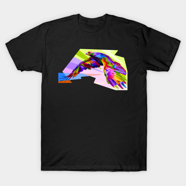 Eagle Flight Colorful Abstract Raptor Wildlife Nature Gift